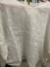 斯琴女裝春夏棉麻白色波點圓領(lǐng)寬松休閑袖口開叉上衣 BJXS008 白色 M 曬單實拍圖