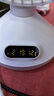 禾心意禾心意桌面小風(fēng)扇usb小型學(xué)生宿舍床上可充電夾大風(fēng)扇迷你便攜冷手持隨身超靜音辦公室嬰兒車車載 10000mAh時(shí)鐘風(fēng)扇+搖頭+送遙控器 曬單實(shí)拍圖