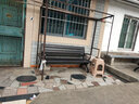 天裕成家具（TYC FURNITURE）戶外鑄鋁公園椅室外庭院休閑長條凳椅子露天小區(qū)花園外擺景區(qū)座椅 【四種色可選】古銅色 三樣可選 曬單實(shí)拍圖