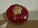 韶潤故都 毛主席像章 胸章徽章 為人民服務(wù)吉祥如意 紀念章胸針 人物勛章 3CM紙卡包裝 曬單實(shí)拍圖