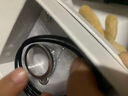 Colaivkloia情侶戒指男女對戒黑白一對時(shí)尚手飾品520情人節生日禮物送男女友 JZ0306黑色鉆戒+皮繩 美號9號 曬單實(shí)拍圖