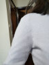 雪莲秋冬新款女士山羊绒衫圆领套头百搭保暖毛衣针织衫羊绒衫女 纯净白R701 S(95) 晒单实拍图