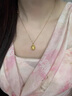 中國(guó)黃金（CHINA GOLD）小飛雞黃金項(xiàng)鏈男女款足金本命年生肖雞吊墜掛墜生日禮物送女友 小飛雞吊墜【配S925鏈】 曬單實(shí)拍圖