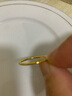 周大福 婚嫁素圈足金黃金戒指工費(fèi)120 22號(hào),約2.1g EOF1七夕禮物 曬單實(shí)拍圖