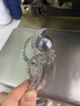 迪后（Dirholl）品牌水晶珍珠胸針高檔女高級感奢華胸花七夕情人節(jié)生日禮物送女友 白珍珠【精美禮盒】 曬單實拍圖