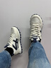 Anciently男鞋2026春季透氣新款潮流百搭網(wǎng)面運動(dòng)休閑阿甘跑步老爹潮鞋男 白藍 39 曬單實(shí)拍圖