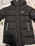 歌瑞家（greatfamily）兒童羽絨服2024冬季新款童裝長(cháng)款羽絨服石墨烯三防90鴨絨樂(lè )友 男女同款【黑色】 120 【5-6歲】 曬單實(shí)拍圖