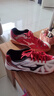 美津濃（MIZUNO）專(zhuān)業(yè)乒乓球鞋WAVE MEDAL 5男女同款緩震防滑比賽訓練運動(dòng)鞋 白紅黑 81GA151509 42 =270mm 曬單實(shí)拍圖
