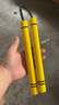 漢領(lǐng)海綿雙截棍兒童初學(xué)者練習跆拳道表演教學(xué)二節棍不銹鋼雙節棍成人 兒童pvc芯雙傘繩黃色款 曬單實(shí)拍圖