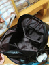 巨森袋鼠雙肩包女2024七夕時(shí)尚背包頭層牛皮軟皮大容量旅游包 黑色 曬單實(shí)拍圖