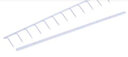 道頓 DC-2012 12齒維樂訂條打孔裝訂機 訂條夾條壓條 標書 文件 書籍 賬本資料裝訂機 1寸12齒訂條（100只/盒）黑色 曬單實拍圖