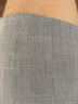 紅粉宣言夏季新款女褲百搭寬松休閑褲女小腳顯瘦七分褲女 灰色 M 曬單實拍圖
