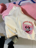 迪士尼寶寶男女兒童卡其米妮家居服長袖舒適保暖睡衣套裝空調服夏季新款 ZD3CT003女童玫粉 120 曬單實拍圖