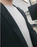 古德羅 GUDEILUO男士短袖T恤緊身圓領(lǐng)純色打底衫半袖純白色社會小伙男裝健身短袖 淺灰色 L (115斤以內(nèi)) 曬單實拍圖