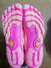Vibram新款五指鞋 赤足跑步運動(dòng)馬拉松訓練健身五趾鞋 VRUN 粉色(女款) 40 曬單實(shí)拍圖