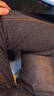真維斯（Jeanswest）高端牛仔褲男春秋季新款寬松直筒彈力男褲百搭男士休閑長(zhǎng)褲子 深灰色 34 碼 曬單實(shí)拍圖
