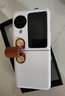 適用OPPOFindN3Flip手機殼素皮指環(huán)手帶Fandn3Filp保護套超薄男女新款外殼小折疊屏 【瓷白色】手拎式設計|秒變支架|全包防摔 OPPO Find N3 Flip(PHT110) 曬單實(shí)拍圖
