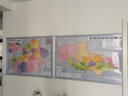 2025年 新疆地圖 防水覆膜 行政交通地理圖 約1.1米*0.8米 曬單實(shí)拍圖