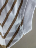 真維斯（Jeanswest）春季簡(jiǎn)約條紋潮流體恤圓領(lǐng)衣服長(cháng)袖T恤男士上衣百搭休閑打底衫 A338-1732卡其 2XL 曬單實(shí)拍圖
