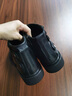零度Zero男士馬丁靴秋冬新款防滑耐磨高幫保暖戶(hù)外工裝靴子男 黑色 40 曬單實(shí)拍圖