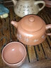 覓陶榮昌陶茶具純手工郭紹全細(xì)陶竹節(jié)壺復(fù)古粗陶功夫茶具泡茶壺220cc 細(xì)陶紅泥 曬單實(shí)拍圖
