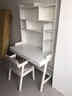森百龍實(shí)木書(shū)桌書(shū)架一體升降電腦桌臥室寫(xiě)字桌簡(jiǎn)約家用高中生專(zhuān)用學(xué)習桌 象牙白書(shū)桌+Z字椅【實(shí)木】 120*60*191cm【雙抽】 曬單實(shí)拍圖
