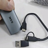 SSK飚王移動(dòng)固態(tài)硬盤(pán)（PSSD)Type-C USB3.2手機(jī)電腦兩用迷你便攜存儲(chǔ)外接硬盤(pán) 【極速版】500G 讀速2000M/s SD600 曬單實(shí)拍圖