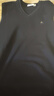 HLA海瀾之家針織背心男套頭舒適V領(lǐng)簡(jiǎn)約馬甲男 曬單實(shí)拍圖