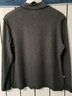 啄木鳥(niǎo)純棉加厚打底衫女半高領(lǐng)春秋新款純色親膚中領(lǐng)上衣長(cháng)袖修身t恤 深灰色 2XL 135-150 曬單實(shí)拍圖
