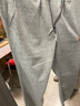 真維斯（Jeanswest）休閑褲男春秋季修身直筒寬松男褲新款潮流運動長褲抽繩褲子男 622淺灰色 32 曬單實拍圖