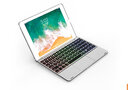 doqo適用ipad9.7妙控鍵盤(pán)保護套2018款2017蘋(píng)果平板電腦air2觸控板一體式5/6代藍牙鼠標套裝無(wú)線(xiàn)配件【套餐】銀色-黑色按鍵+鼠標適用iPad 5/6/Air2/Pro9.7 曬單實(shí)拍圖