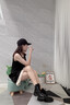 達芙妮馬丁靴女春秋2025新款單靴增高小個子厚底短靴中筒靴子黑色英倫風 棕色【七孔款】【經(jīng)典百搭】 37 曬單實拍圖