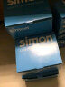 西蒙（SIMON）开关插座面板E6系列雅白色86型暗装墙壁插座带开关USB网络空调 三开双控开关 实拍图