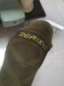 赛乐（ZEALWOOD） 户外袜徒步袜登山袜快干吸湿排汗功能袜运动袜男女椰碳系列 Active墨绿色 S(35-38) 实拍图
