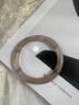 中國黃金（CHINA GOLD）玉手鐲金絲玉鐲子紫羅蘭七夕生日禮物送女友老婆 54-56mm【附帶證書】 曬單實拍圖