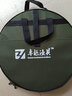 新術(shù)防水雙層裝33-40-45魚(yú)護包漁具包漁護包抄網(wǎng)包帆布包  軍綠單層44厘米 曬單實(shí)拍圖