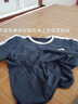 亞當(dāng)彼得品牌純棉運(yùn)動(dòng)套裝男夏季薄款運(yùn)動(dòng)服套裝中老年運(yùn)動(dòng)套裝男士?jī)杉?202藍(lán)色（短袖+短褲） XL 建議體重125-140斤 曬單實(shí)拍圖