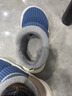 森馬男鞋冬季戶(hù)外加絨加厚情侶保暖抗寒面包棉鞋休閑防滑厚底雪地短靴藍色（旗艦款）40-41 曬單實(shí)拍圖