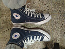 匡威（Converse）經(jīng)典款A(yù)ll Star男女鞋情侶運(yùn)動(dòng)鞋高幫帆布鞋休閑鞋板鞋101010 102307 藍(lán)色  42 曬單實(shí)拍圖