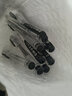 200支裝聽雨軒筆芯0.5黑色全針管紅筆芯中性筆黑筆芯碳素藍色袋裝 黑色0.5mm 20支全針管筆芯 曬單實拍圖