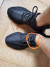 阿迪達(dá)斯 （adidas）椰子鞋三葉草男鞋夏季女鞋Yeezy 350椰子350Boost網(wǎng)面透氣跑步鞋 GX3791 黑色 煤渣 42 曬單實(shí)拍圖