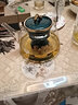 陶瓷電陶爐煮茶器玻璃燒水壺功夫茶具套裝煮茶爐泡茶壺黑白茶紅茶普洱專用蒸汽家用透明 雅韻爐(孔雀綠銀杏)金提+六色把+公杯+長琴白 曬單實拍圖