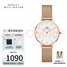 丹尼爾惠靈頓（DanielWellington）dw手表女 簡(jiǎn)約摩登女士手表石英歐美腕表 七夕禮物送女友 【表徑28mm】DW00100219白盤金帶 曬單實(shí)拍圖