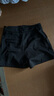 范思藍恩23FS12160短褲女夏新款a字高腰寬松顯瘦休閑褲子 黑色 XL 曬單實(shí)拍圖