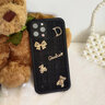 鹿途者 DEERWALK立體金屬蝴蝶結小熊適用蘋(píng)果15手機殼iphone14promax/13趣味卡通12可愛(ài)新款11網(wǎng)紅女款12pro手機套 黑色小香風(fēng)編織紋 iPhone 15 Pro Max 曬單實(shí)拍圖