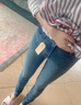 Levi's李維斯女時(shí)尚721高腰緊身百搭提臀潮流牛仔鉛筆褲 牛仔色 26 30 曬單實(shí)拍圖