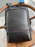 哥比亞保羅雙肩包男士真皮背包大容量電腦包男商務(wù)多功能男包頭層牛皮旅行包 黑色 曬單實(shí)拍圖