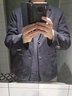恒源祥休閑西服男士外套韓版修身中年商務(wù)小西裝春秋季單件百搭上衣男潮 藏青色加絨 純色 加厚 L 175 適合115-130斤 曬單實(shí)拍圖