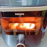 飛利浦（PHILIPS） 空氣炸鍋 家用多功能薯條機(jī) 智能電炸鍋 可視化空氣炸箱 無油低脂不粘鍋 大容量海星底盤 HD9257/80可視化窗口- 5.6L 【黑】 曬單實拍圖