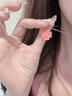 紀思梵輕奢四葉草項鏈玫瑰金色黑紅雙面情人節紀念日送女友老婆生日禮物 黑紅雙面項鏈【本地倉】 曬單實(shí)拍圖